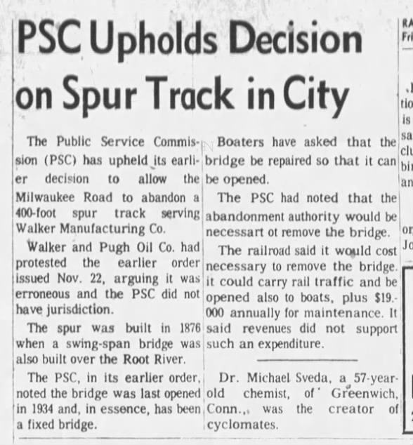 Clipping from The Journal Times